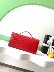 CC 26X Handbag 26cm Red Calfskin