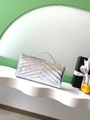 CC 26X Handbag 26cm Metallic Sliver Calfskin