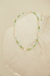 Water Splash Necklace Green