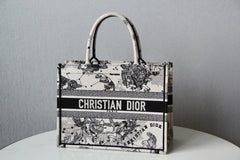 Medium CD Book Tote 36cm Hercules White