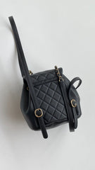 CC 24A Duma Backpack Mini Black Lambskin