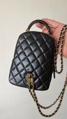 CC 26s Backpack Mini Black Lambskin