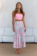 Just My Type Crop Top Pink