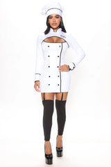 Whippin Up Chef 3 Piece Costume Set - White/combo