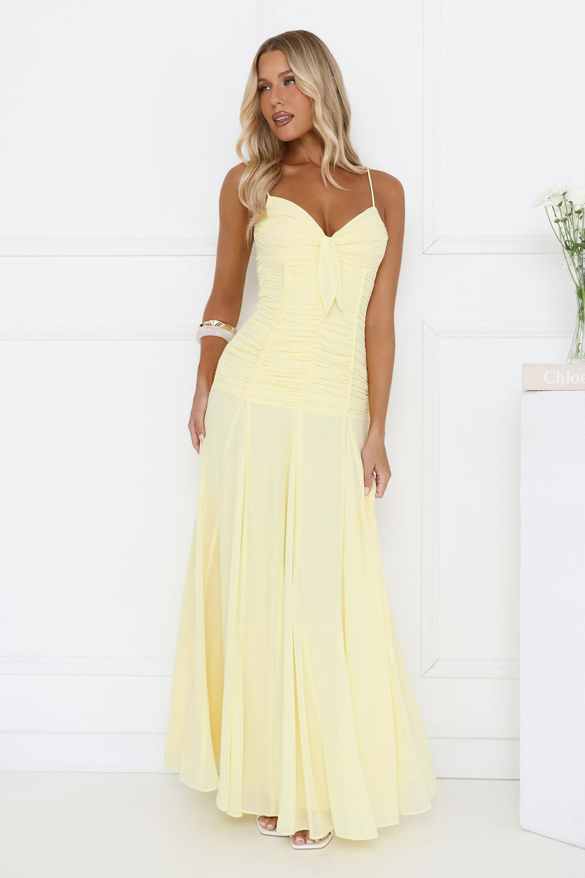 Lemonade Sunshine Maxi Dress Yellow