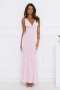 Flirty Petal Pop Maxi Dress Pink