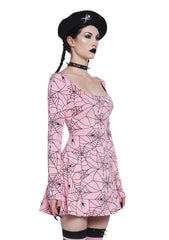 Webbed Whimsy Mini Dress
