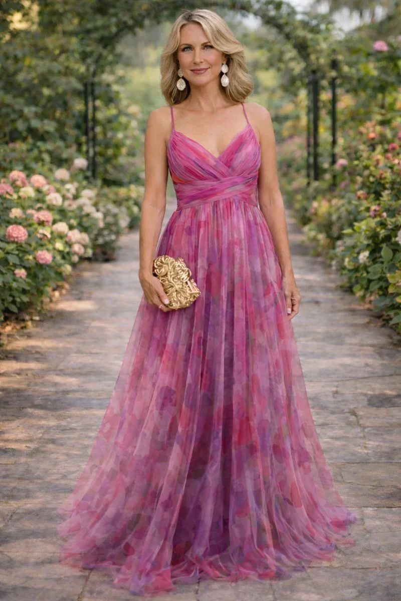Giselle™ Floral Maxi Dress – Elegant, Flowing Silhouette With Bold Florals