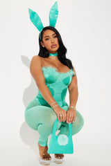 Cutest Sexy Bunny 5 Piece Costume Set - Mint