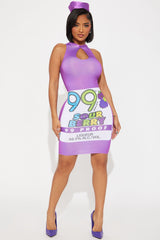 99 Brand Sour Berry Liqueur 1 Piece Dress Costume - Blue