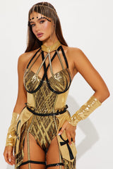 Queen of the Nile 3 Piece Costume Set - Gold