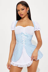 Kansas Girl 2 Piece Costume Set - Blue/combo