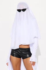 Haunting Hottie 4 Piece Costume Set - White