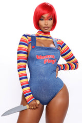 Wanna Play Evil Doll 5 Piece Costume Set - Multi Color