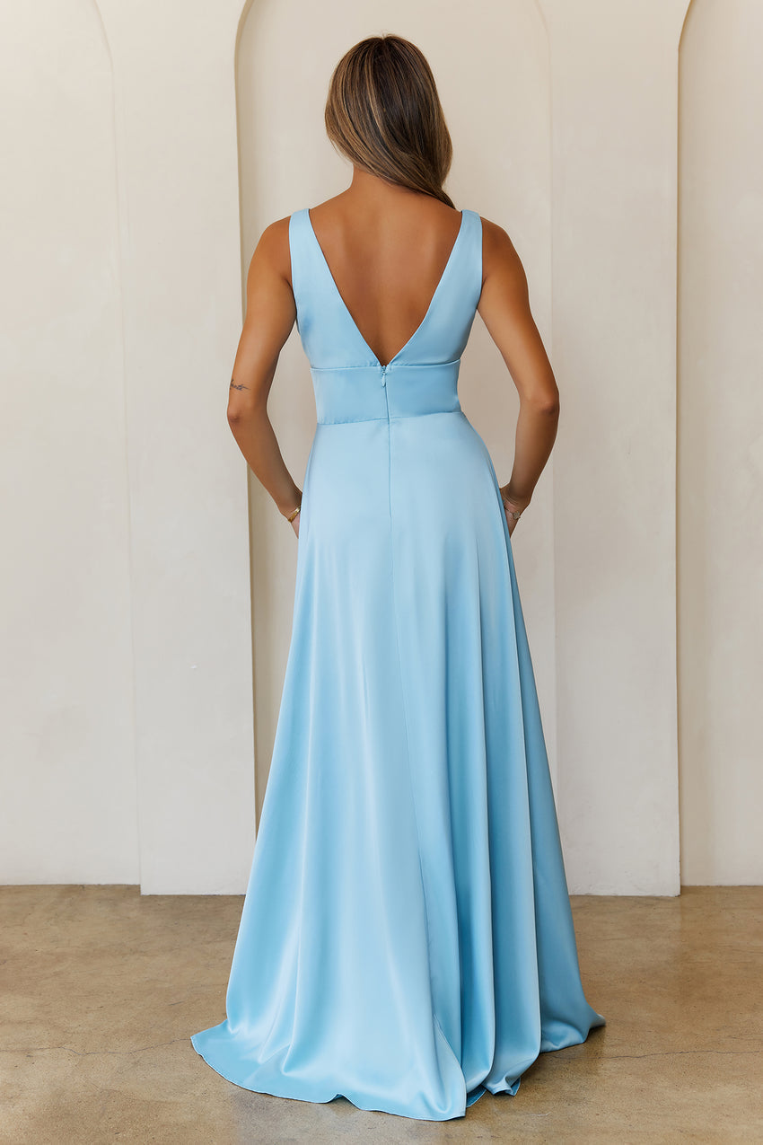 Luxe Like No Other Maxi Dress Blue