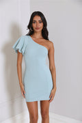 Dating Times Mini Dress Sage