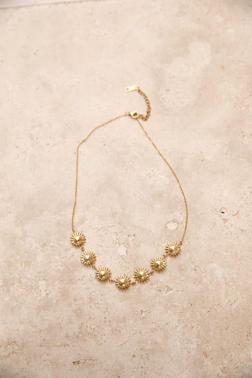 18k Gold Plated Bronze Perfection Necklace Gold