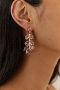 18K Gold Plated Rose Petals Earrings Gold