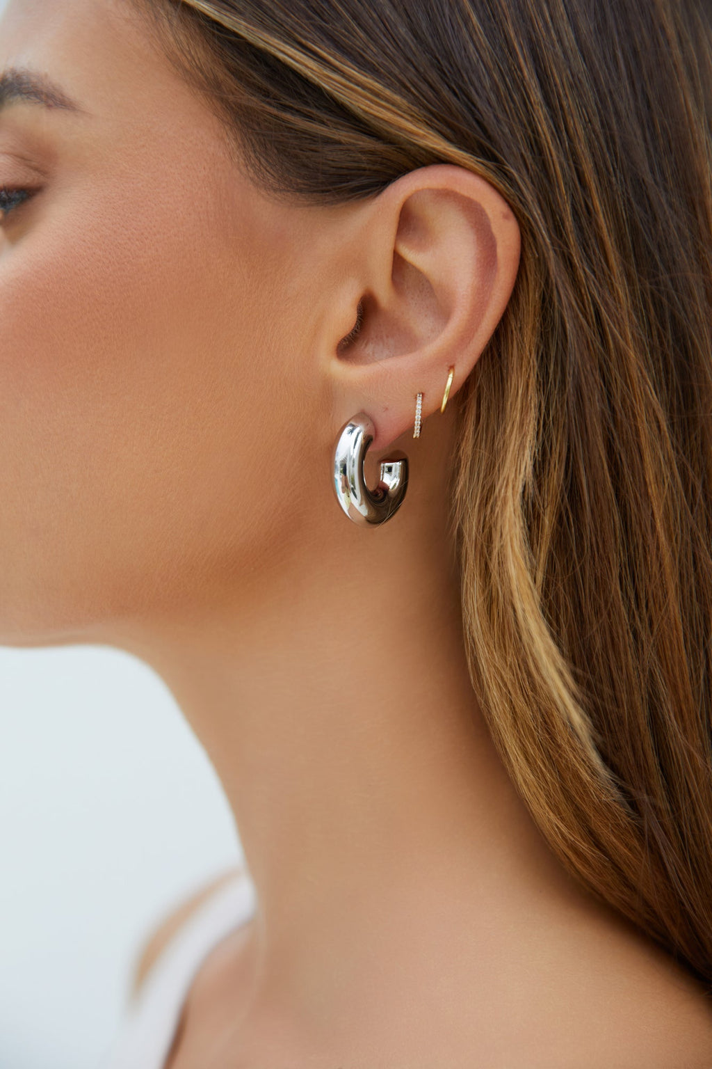 Moonlit Skies Earrings Silver
