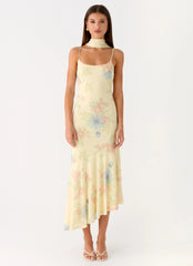 Sole Mio Midi Dress - Spring Meadow