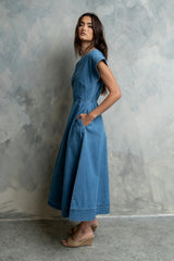 Louis Denim Midi Dress