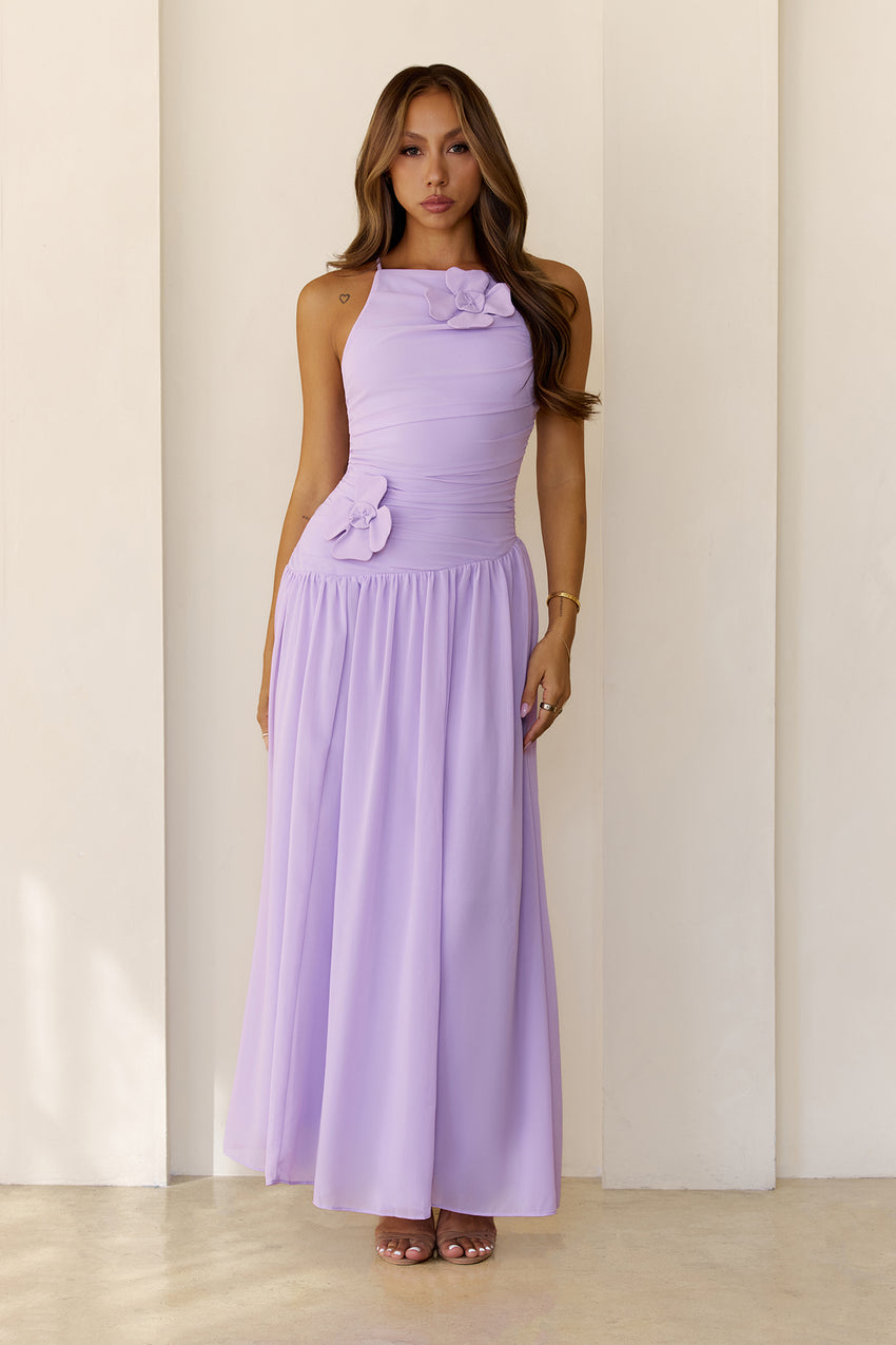 Evening In Élan Maxi Dress Lilac