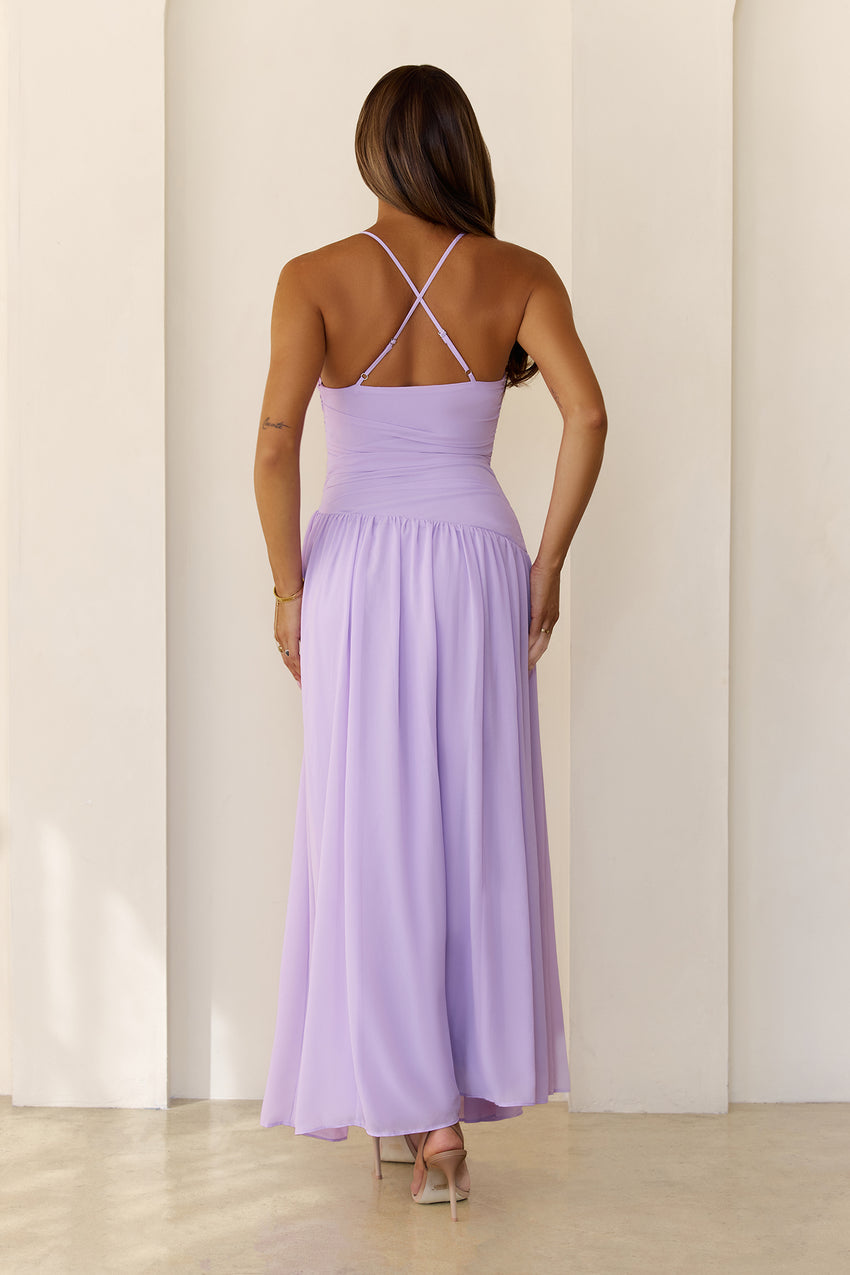 Evening In Élan Maxi Dress Lilac