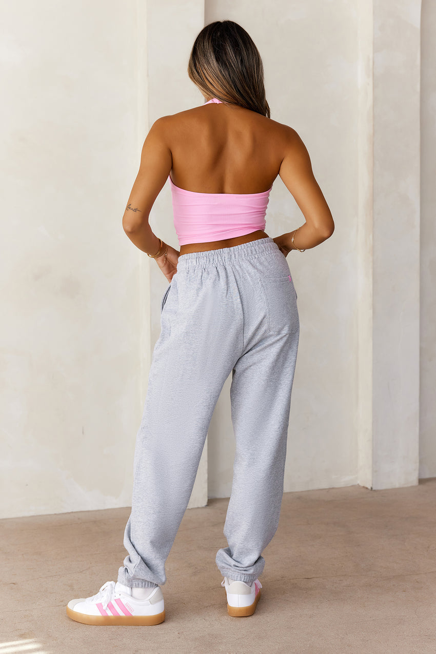 BASE Cuffed Sweatpants Grey Marle