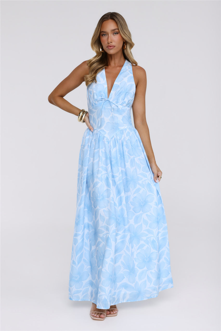 Icon In Progress Maxi Dress Blue