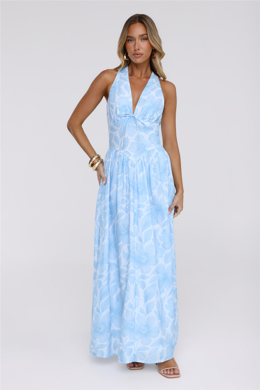 Icon In Progress Maxi Dress Blue