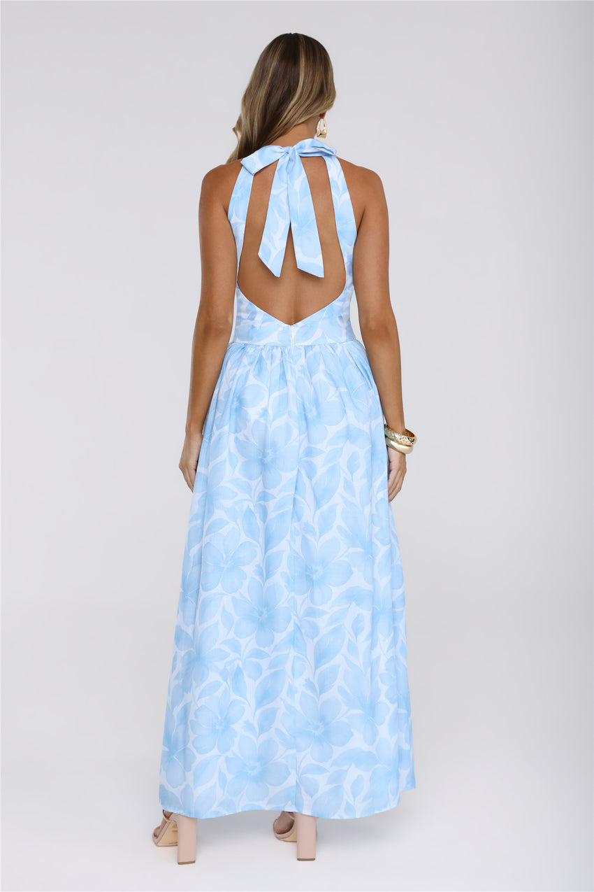Icon In Progress Maxi Dress Blue