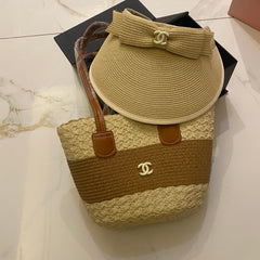 CC Tote Bag & Hat Set Plant Grass 210816