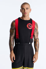 Burning Up 3 Piece Costume Set - Black/Red