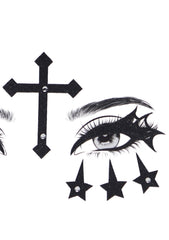 Gothic Glimmer Face Gems