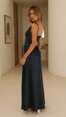 Ana Maxi Dress - Navy