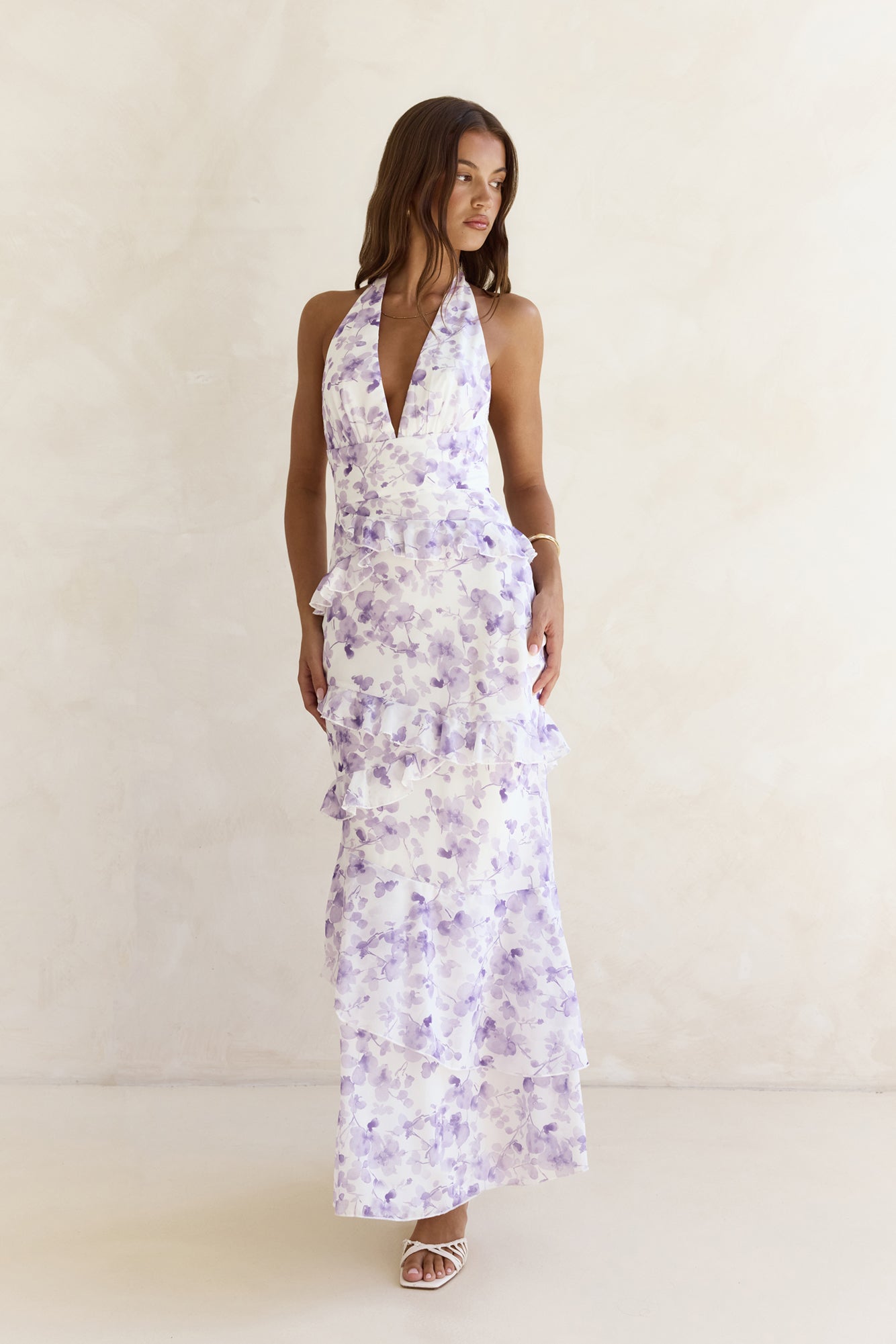 Need For Love Halter Maxi Dress Purple