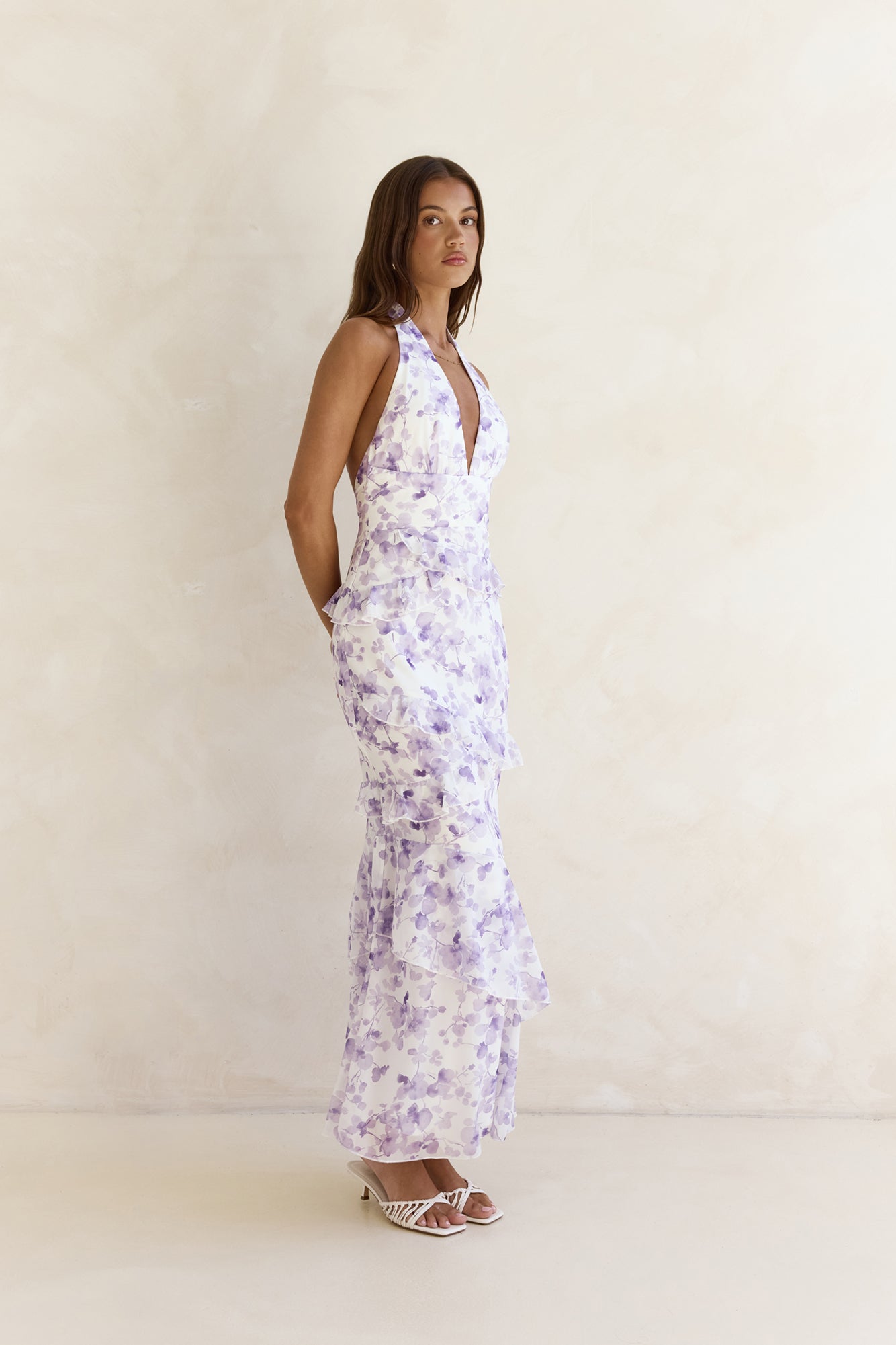Need For Love Halter Maxi Dress Purple