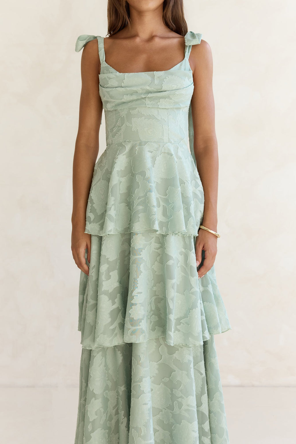 Meadow Of Dreams Maxi Dress Sage
