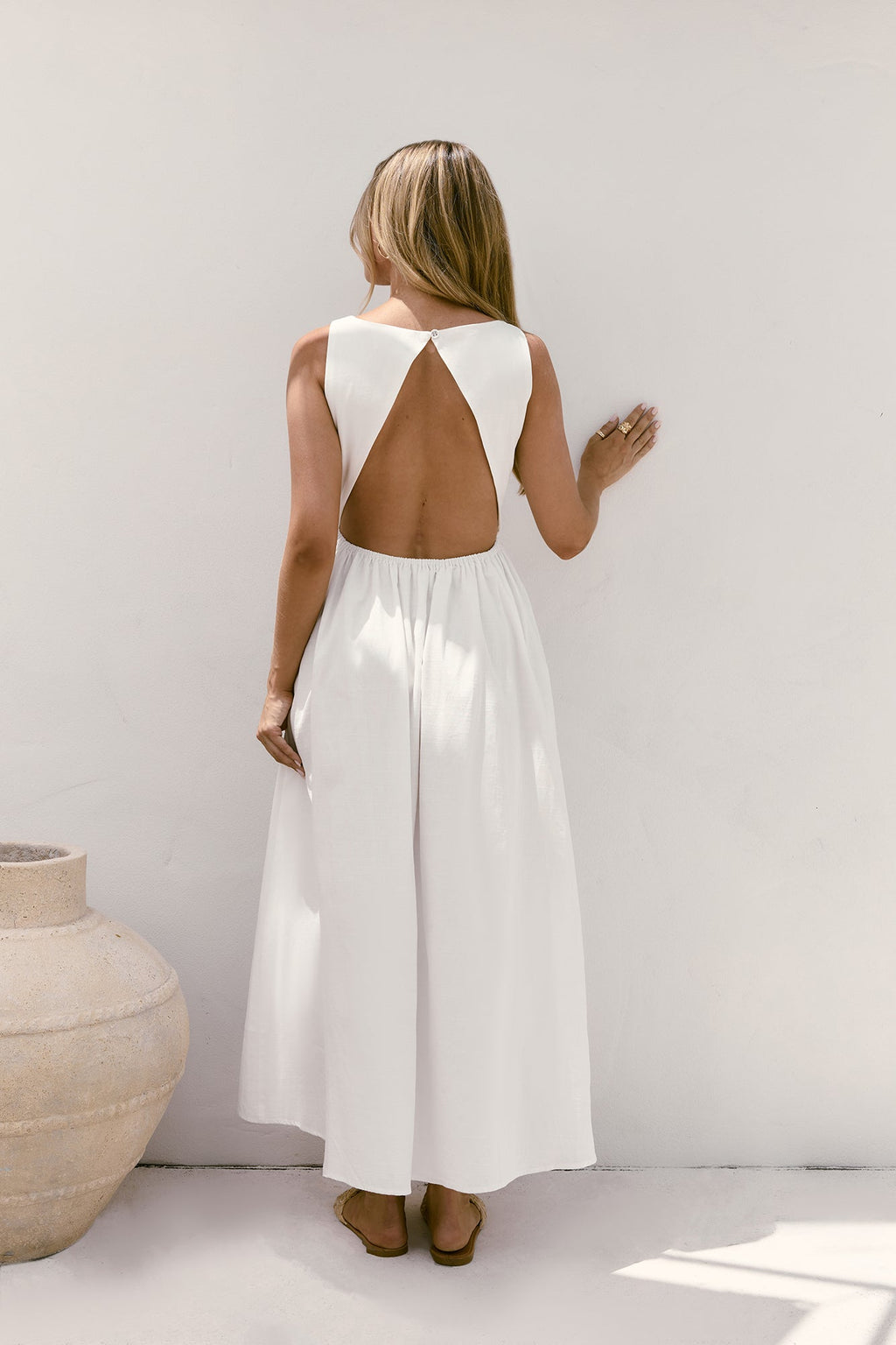 Chasing Daylight Maxi Dress White
