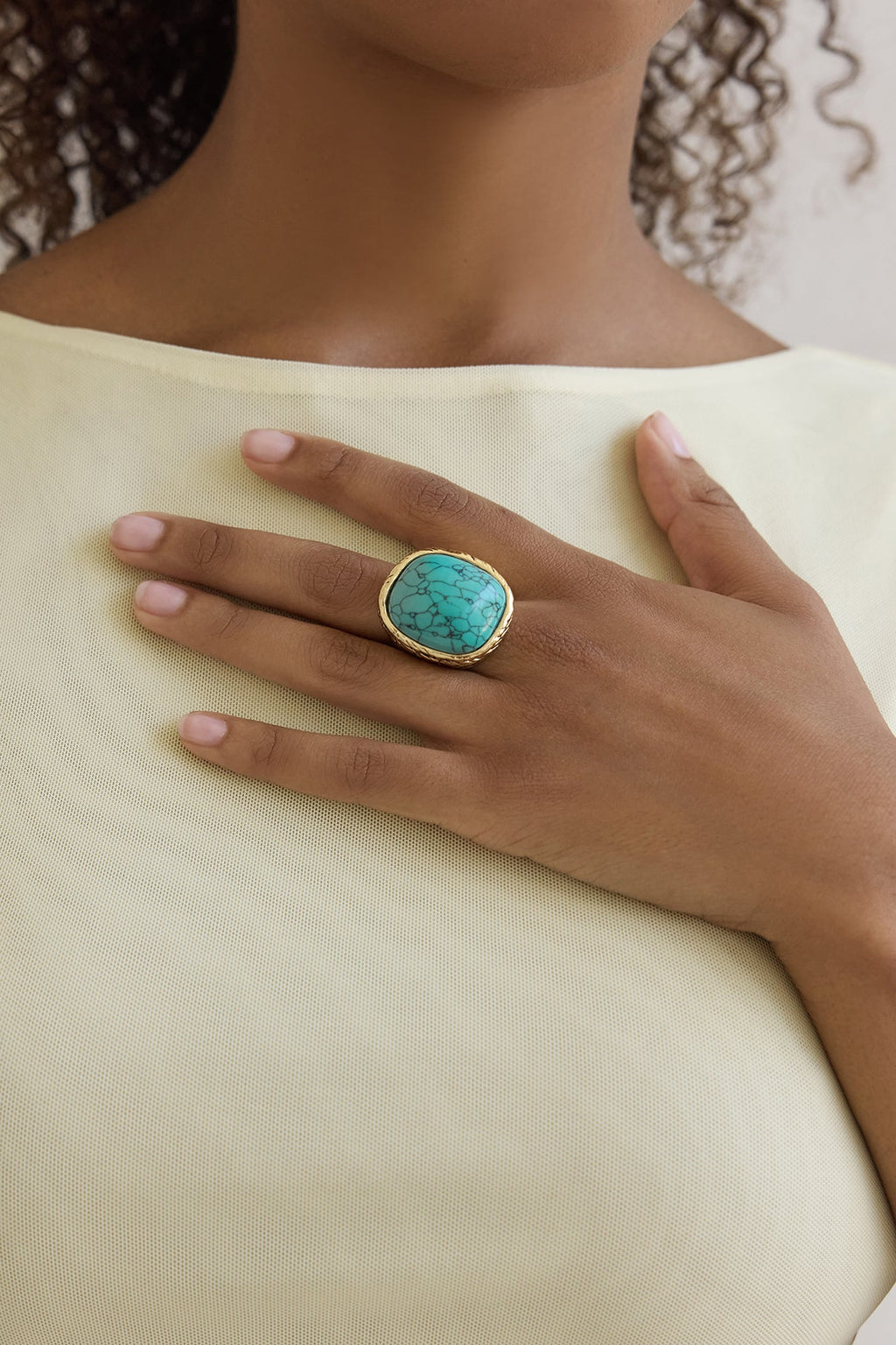 Missing Moments Ring Green