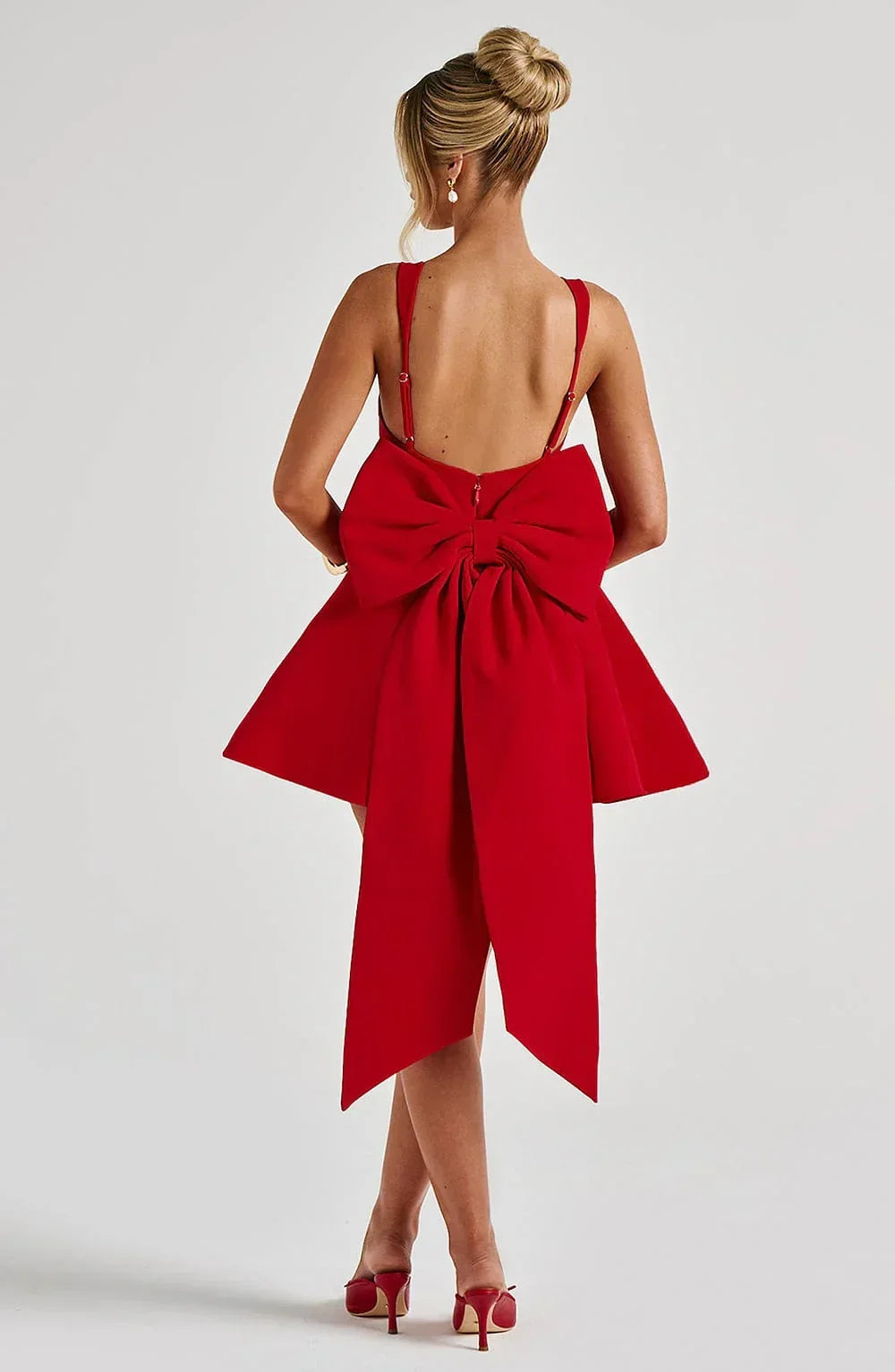 Livette - Bow Tie Mini Dress