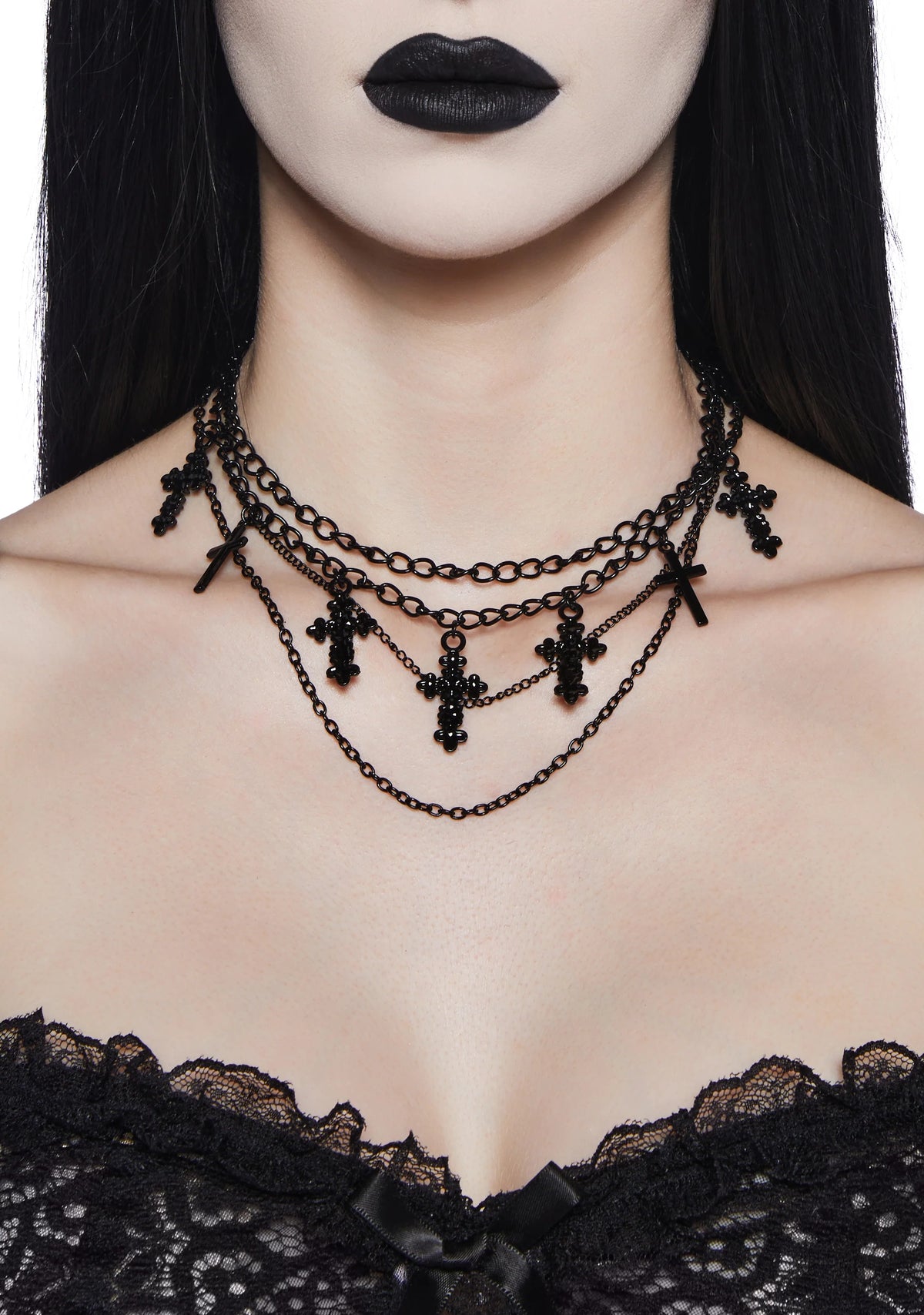 Forsaken Rituals Layered Necklace