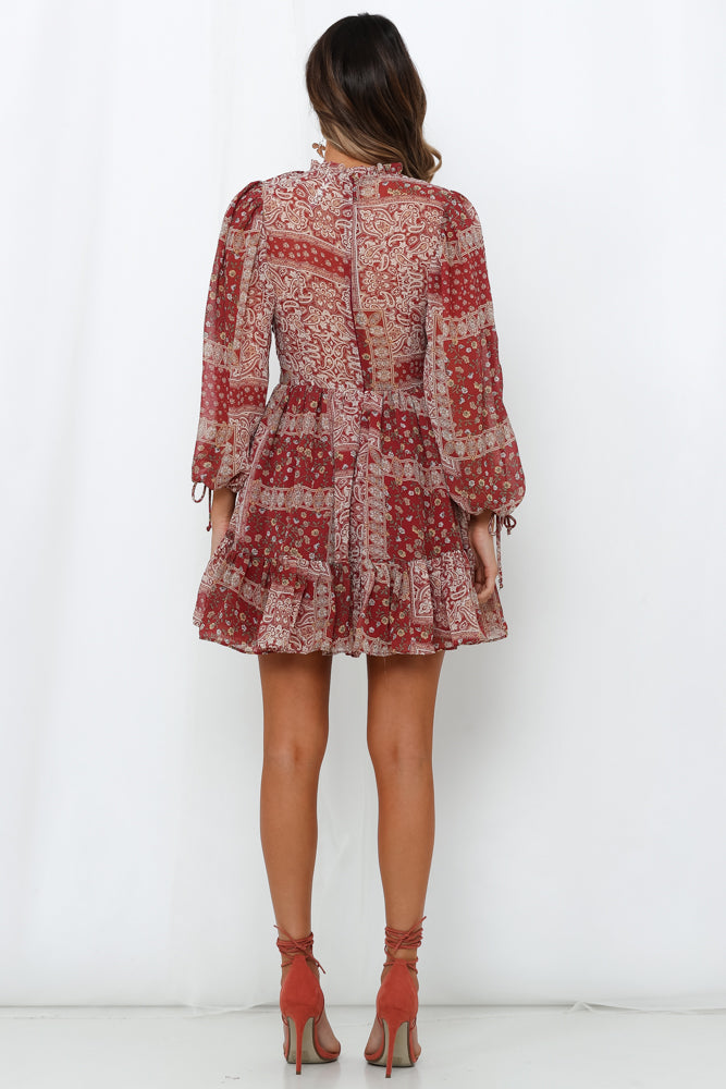 Maribelle Dress Burgundy
