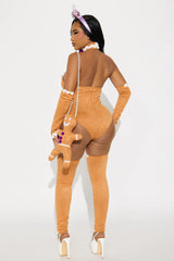 Gingerbabe 6 Piece Costume Set - Tan/Multi