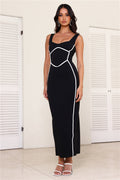 All For Fashion Maxi Dress Black
