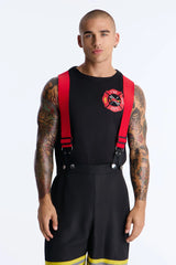 Burning Up 3 Piece Costume Set - Black/Red