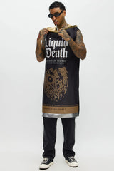 Liquid Death Sparkling Water Can Costume - Black/combo