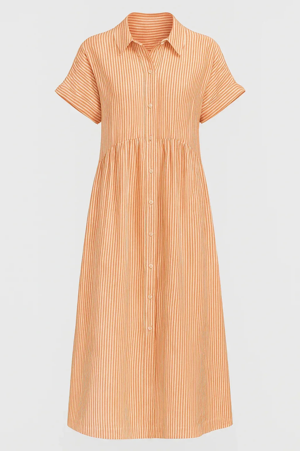 Ladies' Elegant Midi Dress With Pockets