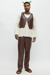 Handsome Ogre 5 Piece Costume Set - Brown/combo