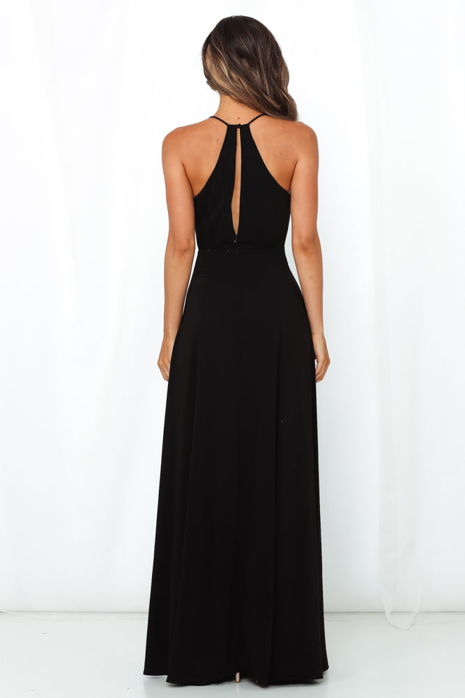 DEAR EMILIA Do It For Me Maxi Dress Black